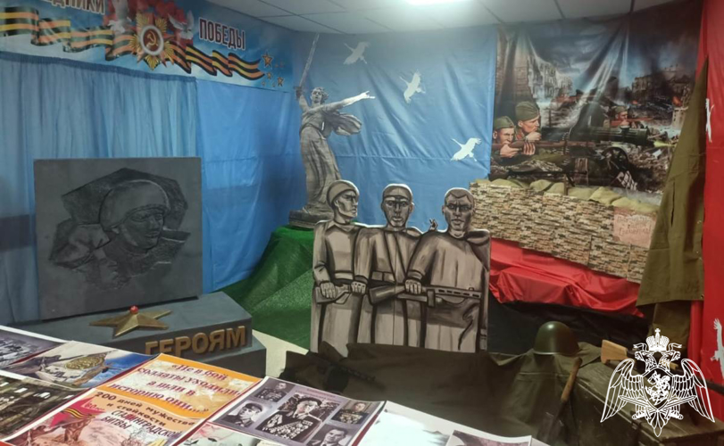 Росгвардейцы и кадеты в Тюменской области участвуют в патриотических мероприятиях в преддверии Дня Победы