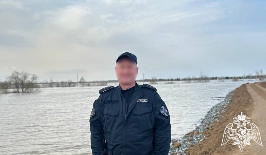 Региональное управление Росгвардии поблагодарили за службу в районе подтопления в Тюменской области