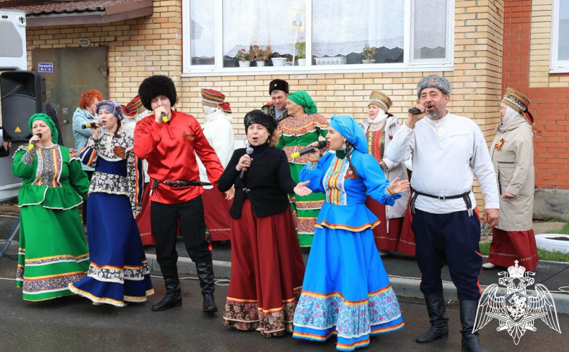 В День Победы росгвардейцы и кадеты в Тюменской области приняли участие в военно-патриотических акциях и мероприятиях
