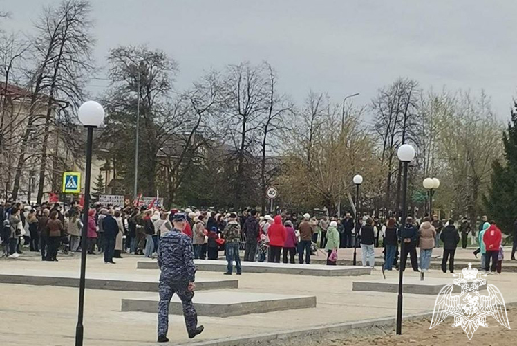 Росгвардия обеспечила безопасность празднования Дня Победы в Тюменской области