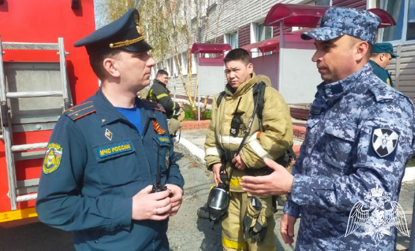 В Управлении Росгвардии по Тюменской области проведены пожарно-профилактические мероприятия