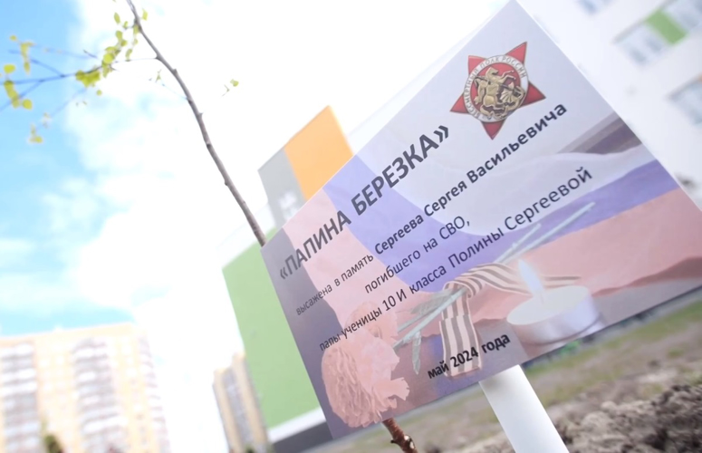 Ветеран Росгвардии в Тюмени стал инициатором проекта «Папина берёзка» в память о погибших участниках специальной военной операции (видео)
