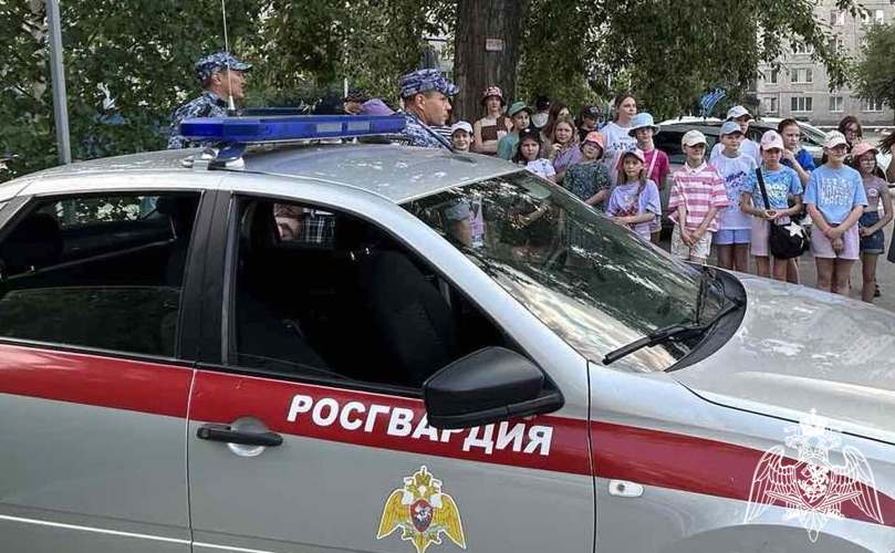 Ведомственная акция «Каникулы с Росгвардией» продолжается в Тюменской области