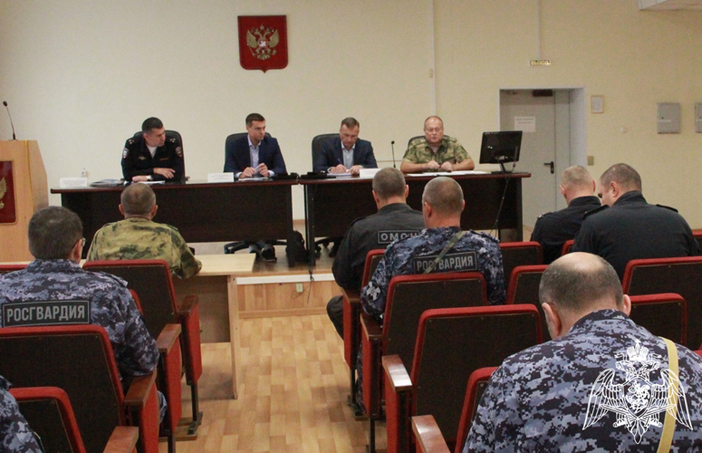 В Управлении Росгвардии по Тюменской области состоялось заседание оперативного штаба 