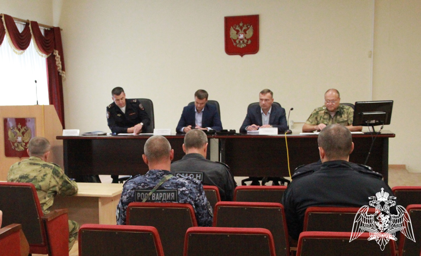В Управлении Росгвардии по Тюменской области состоялось заседание оперативного штаба 