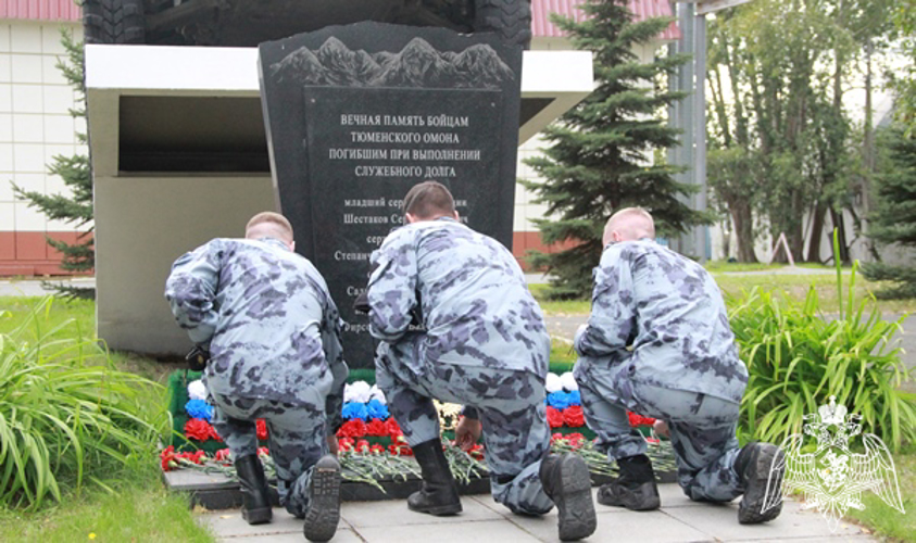 Тюменский ОМОН отметил 33 годовщину со дня образования отряда