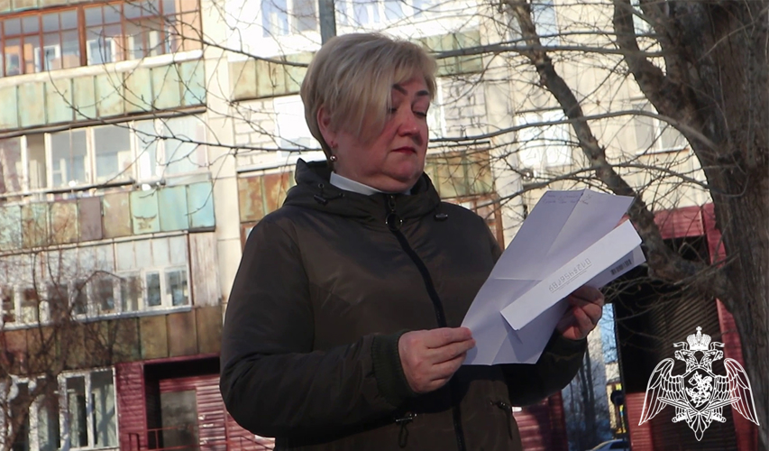  Письма мамам написали военнослужащие по призыву кинологического центра Уральского округа Росгвардии