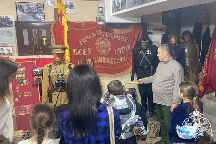 В тюменском ОМОН состоялись патриотические мероприятия