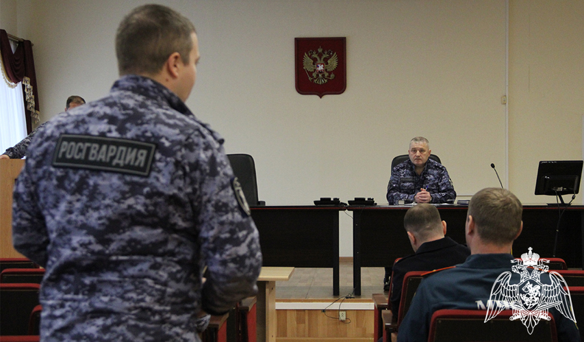 В Управлении Росгвардии по Тюменской области состоялось межведомственное учебно — методическое занятие
