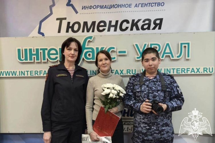 Юбилейные мероприятия проводят представители пресс-службы Росгвардии в Тюмени