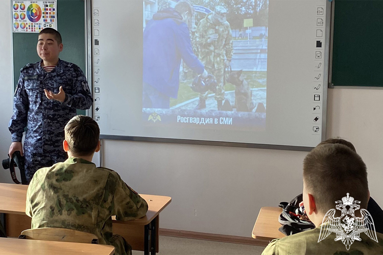 Юбилейные мероприятия проводят представители пресс-службы Росгвардии в Тюмени