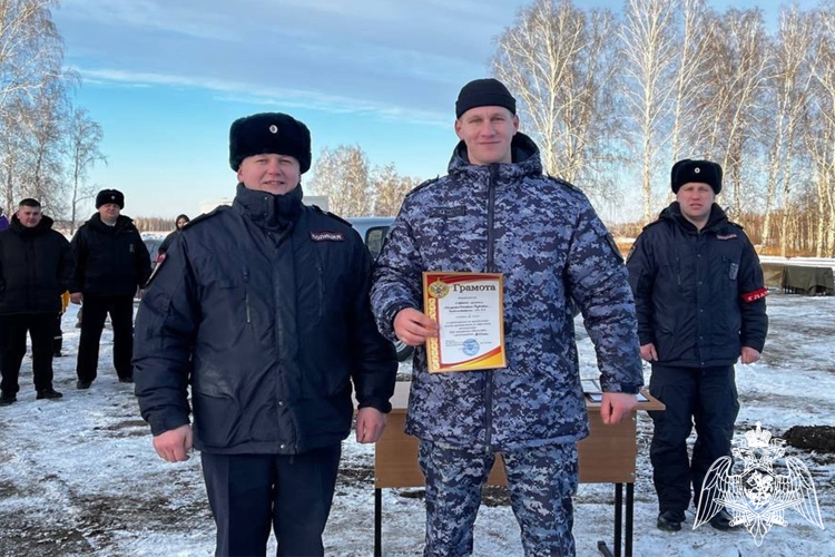 Росгвардейцы - победители районных соревнований в Тюменской области