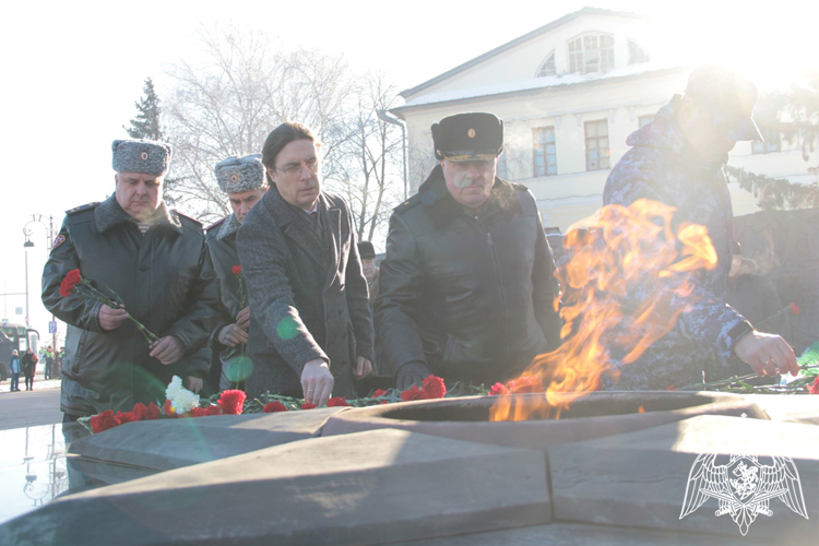 В День защитника Отечества руководство территориального управления приняло участие в торжественных мероприятиях в Тюмени