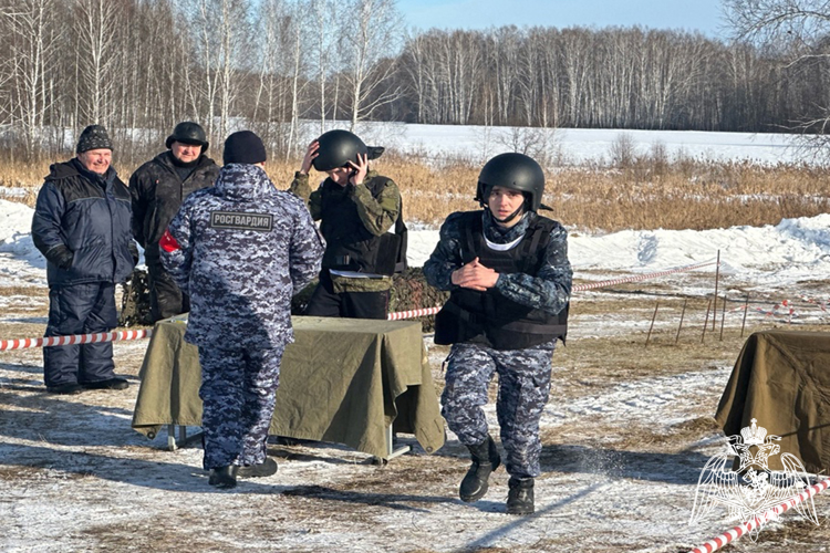 Росгвардейцы - победители районных соревнований в Тюменской области