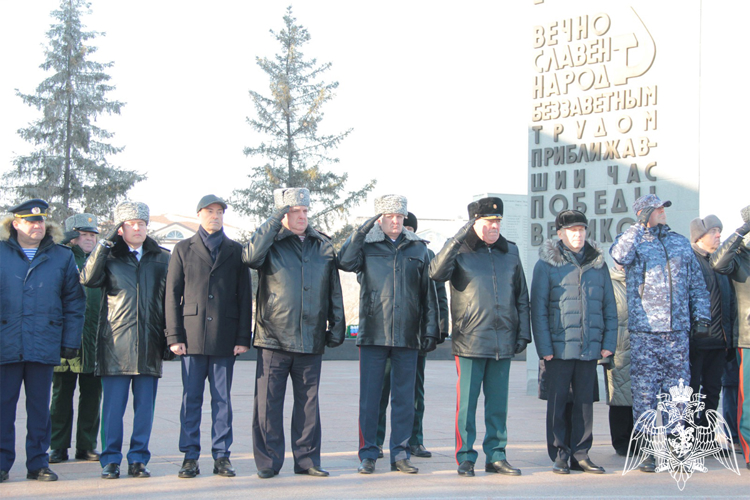 В День защитника Отечества руководство территориального управления приняло участие в торжественных мероприятиях в Тюмени