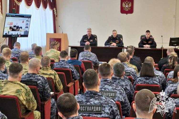 В Тюмени личному составу территориального управления Росгвардии представили нового начальника