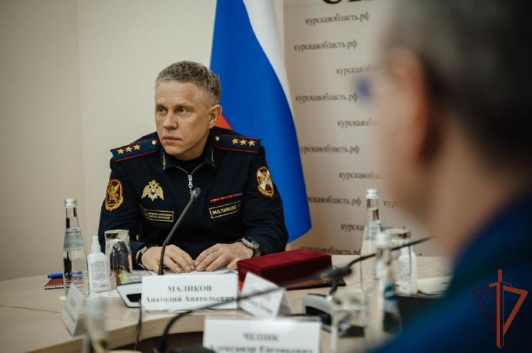 Генерал-полковник полиции Анатолий Маликов провел рабочую встречу с врио губернатора Курской области
