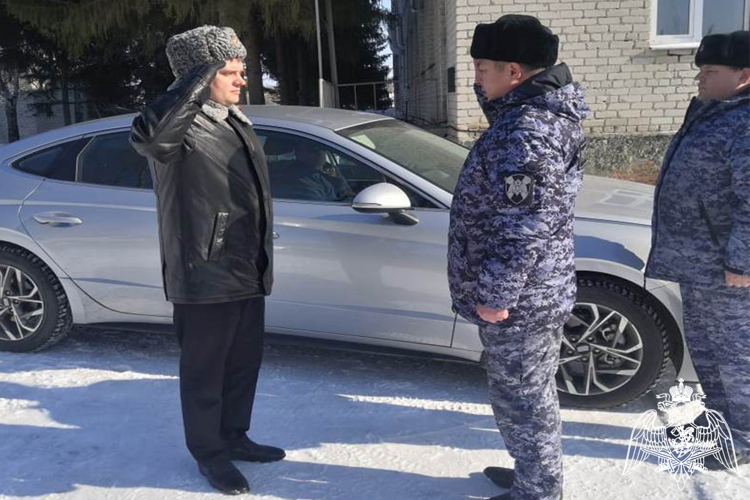 Начальник территориального управления Росгвардии проинспектировал подразделения в Тюменcкой области
