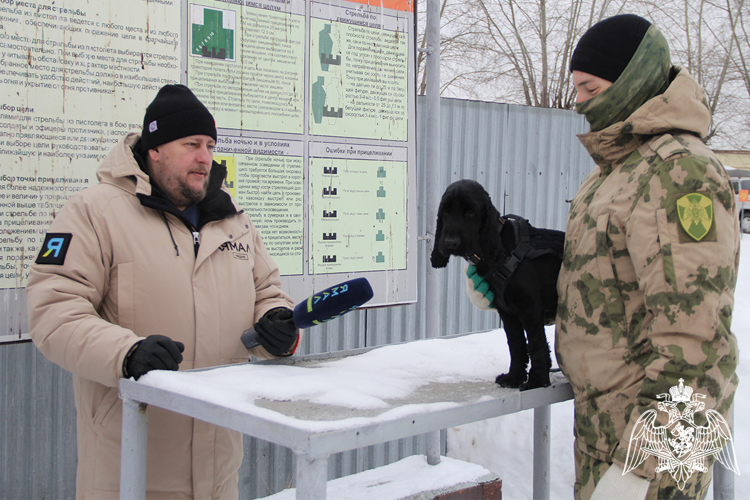 Специалисты-кинологи Уральского округа Росгвардии стали героями телеэфиров в Тюмени и на Ямале