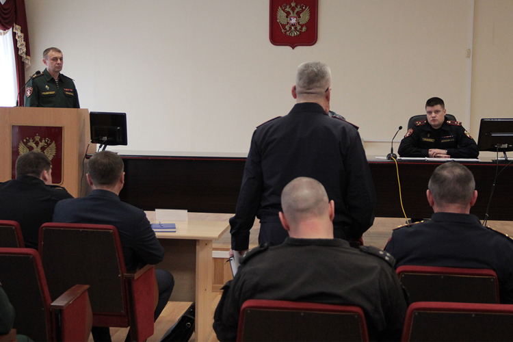 В преддверии майских праздников в Управлении Росгвардии по Тюменской области состоялось заседание оперативного штаба 