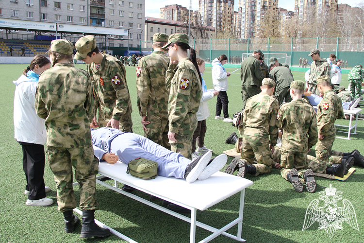 Росгвардейцы, ветераны и кадеты в Тюменской области принимают участие в мероприятиях к 80-летию Великой Победы 
