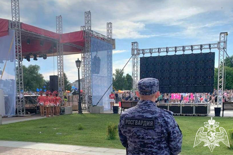 Росгвардия в Тюменской области обеспечила безопасность ряда мероприятий в выходные дни