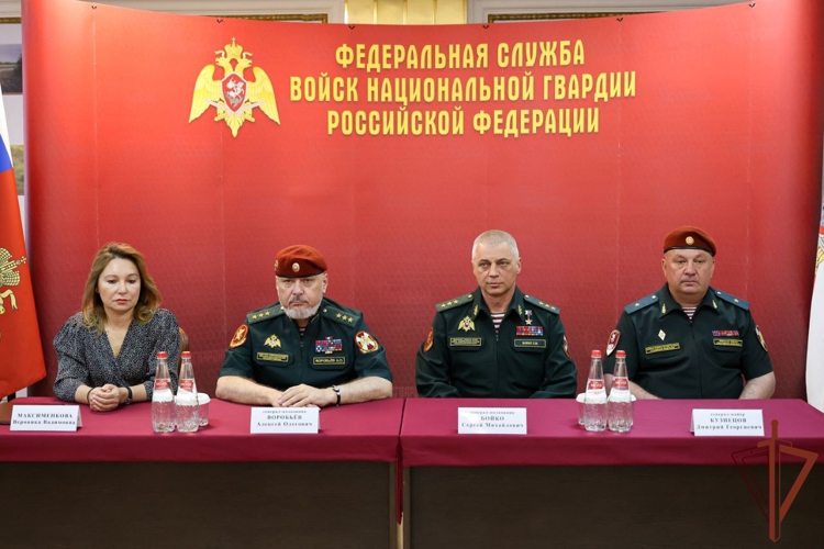В Росгвардии состоялось торжественное гашение марки, посвященной воинам НКВД – участникам Парада Победы 1945 года 