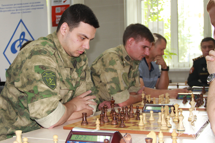 В Тюмени сборная команда росгвардейцев завоевала «бронзу» турнира по шахматам