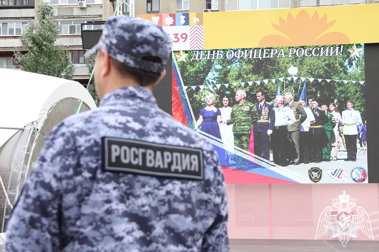 Безопасность праздничных и спортивных мероприятий обеспечила Росгвардия в Тюмени 