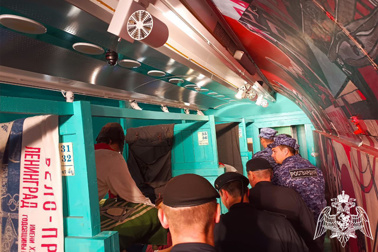 Росгвардия обеспечила безопасность прибытия «Поезда Победы»  в Тюмень