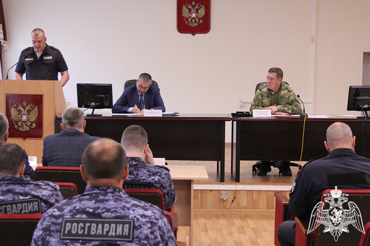 Заседание оперативного штаба состоялось в Управлении Росгвардии по Тюменской области 