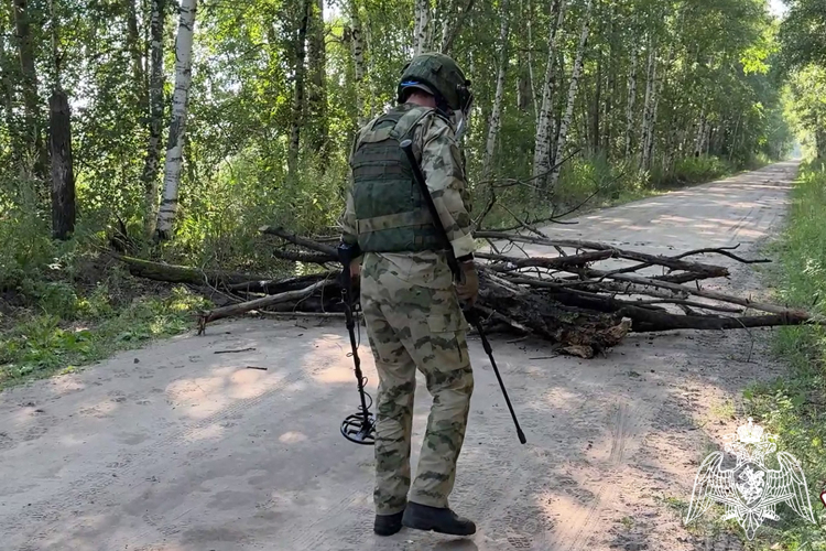 Инженеры кинологического центра Уральского округа Росгвардии провели комплексные занятия в полевых условиях