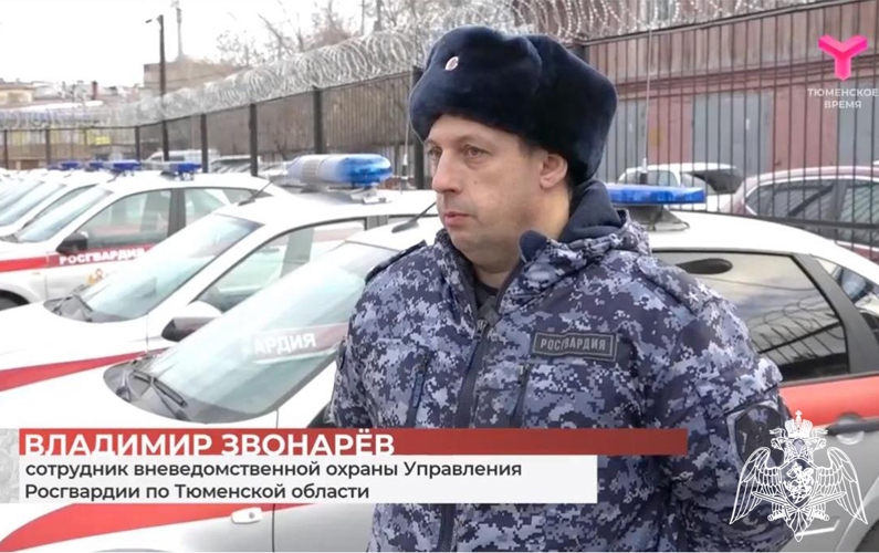 Росгвардейцы обеспечивают надёжную охрану тюменских бригад скорой помощи (видео)