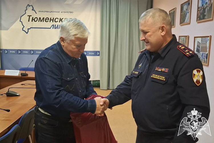 На встрече с журналистами офицеры Росгвардии подвели итоги служебно-боевой деятельности тюменских подразделений ведомства