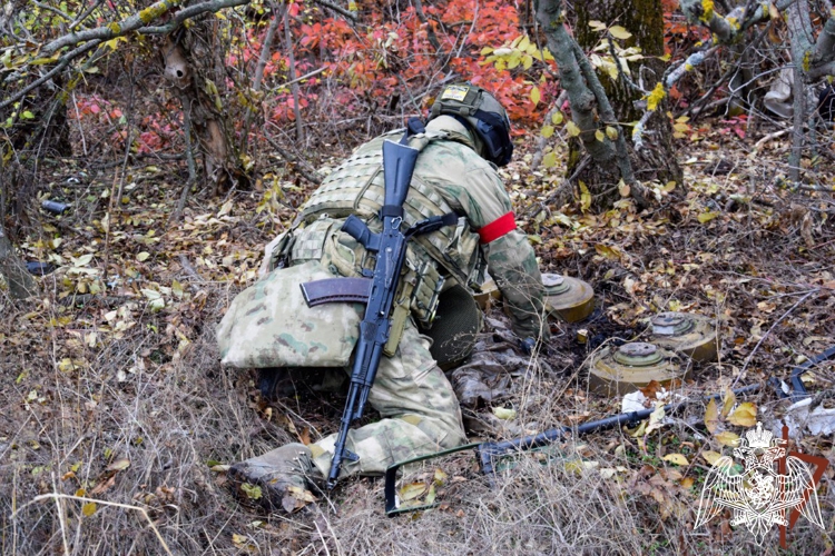Инженеры Росгвардии за год выполнили более 50 тысяч служебно-боевых задач в районах проведения СВО и КТО (видео)