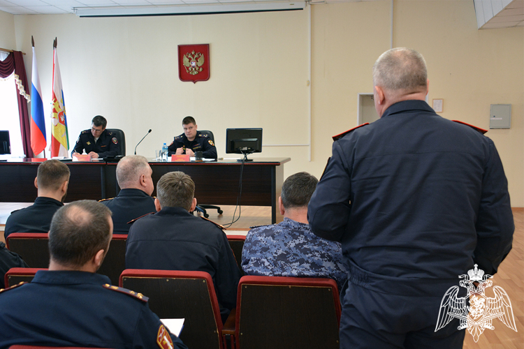 В Управлении Росгвардии по Тюменской области состоялось заседание оперативного штаба