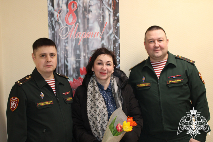 Мероприятия к Международному женскому дню состоялись в кинологическом центре Уральского округа Росгвардии