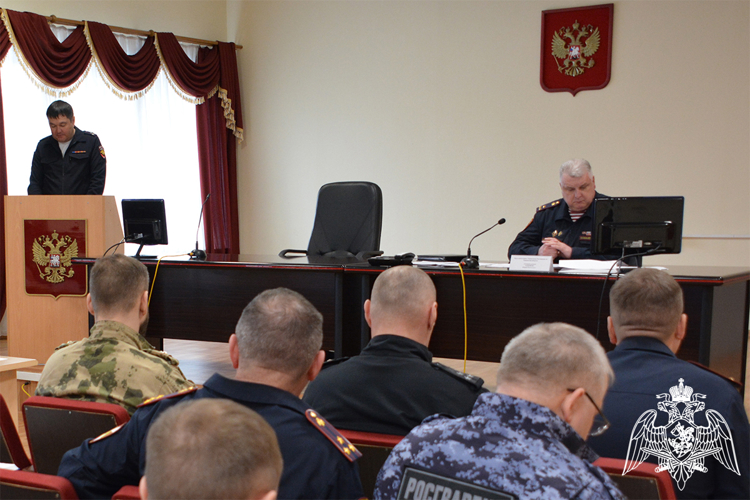 В Управлении Росгвардии по Тюменской области в преддверии майских праздников состоялось заседание оперативного штаба