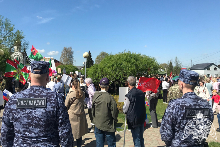 Росгвардия в Тюменской области приняла участие в обеспечение безопасности празднования 81-й годовщины Победы в Великой Отечественной войне