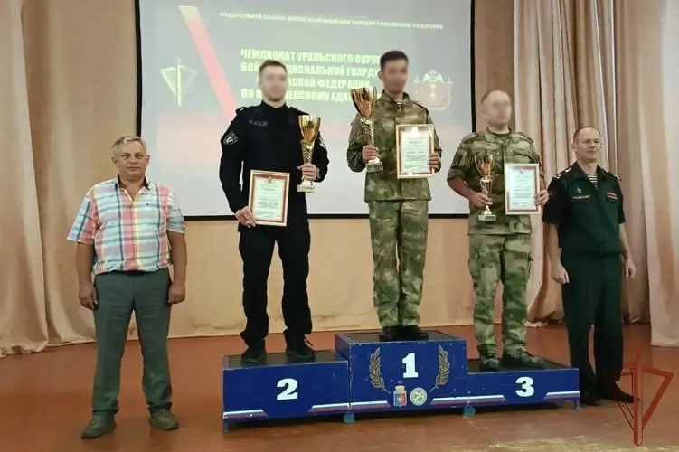 Команда Управления Росгвардии по Тюменской области стала призером чемпионата Уральского округа войск национальной гвардии по комплексному единоборству 