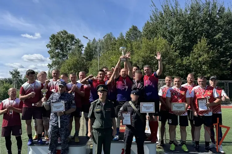 Команда Управления Росгвардии по Тюменской области завоевала бронзу чемпионата Уральского округа Росгвардии по мини-футболу