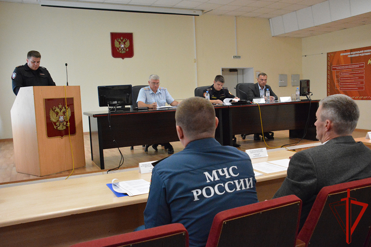 В Управлении Росгвардии по Тюменской области состоялось  заседание оперативного штаба 